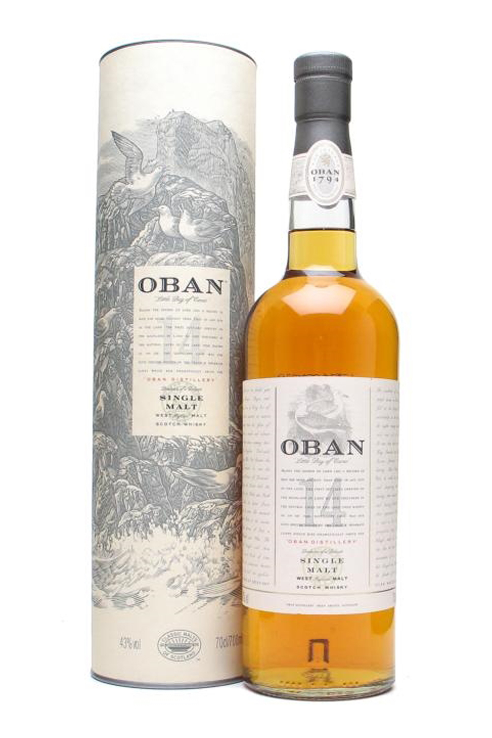 Oban 14yr Scotch Whisky 70cl Single Malt