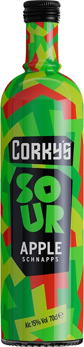 Corky's Sour Apple 70cl