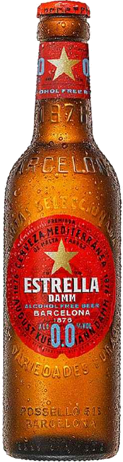 Estrella Damm 0.0 (Free Damm Bottles) 24 x 330ml NRB