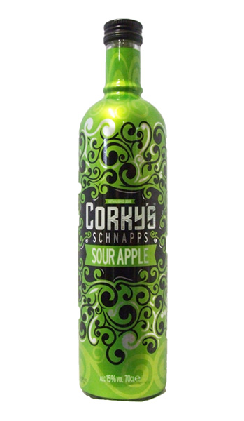 Corky's Sour Apple 70cl