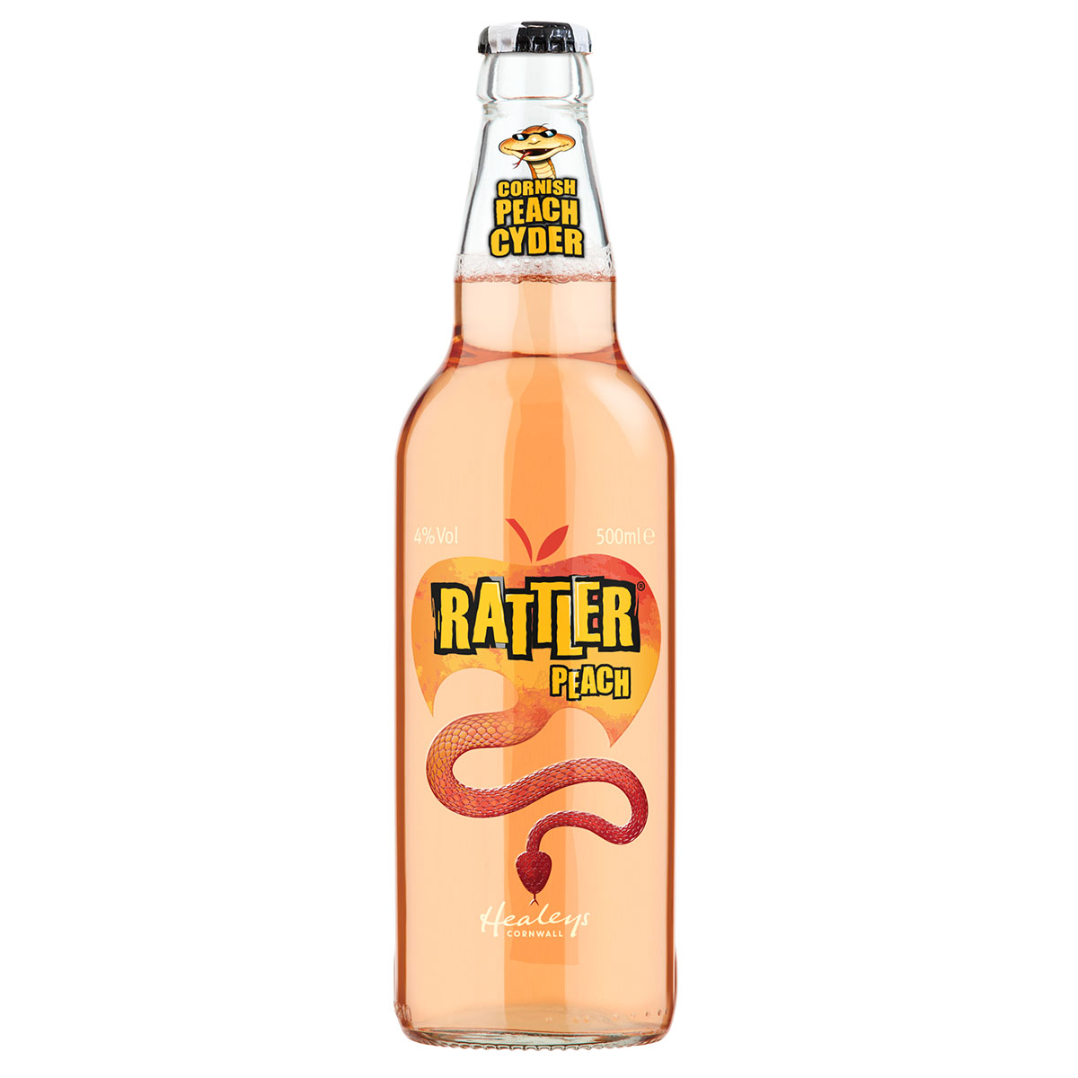 Cornish Rattler Peach Cider 12 pack