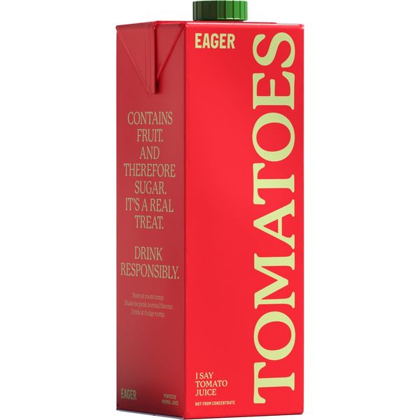 Eager Tomato Juice 8 x 1ltr