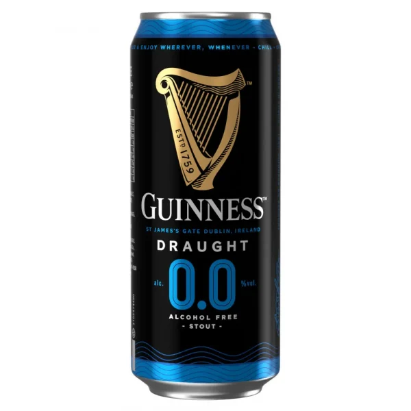 Guinness 0% Draught Cans 24 x 440ml