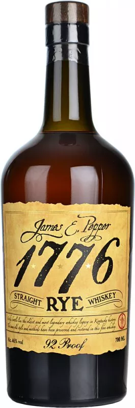 James E Pepper Rye Whiskey 1776 70cl