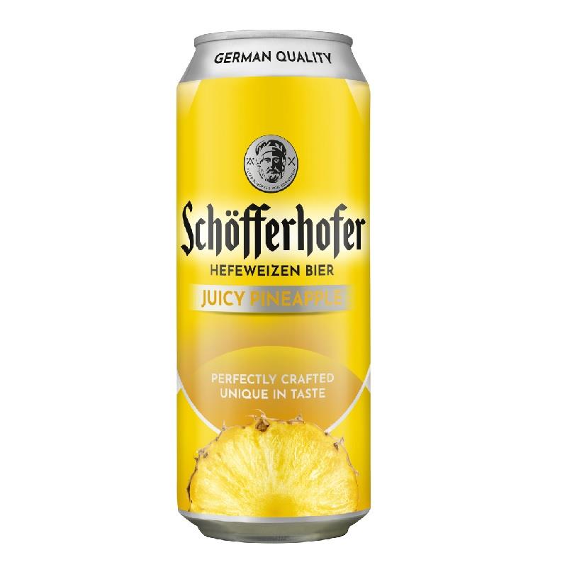 Schofferhofer Pineapple Cans 24 x 500ml