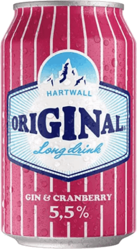 Hartwall Original Long Drink Cranberry 24 x 330ml