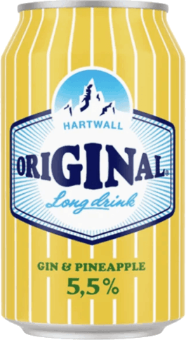 Hartwall Original Long Drink Pineapple 24 x 330ml