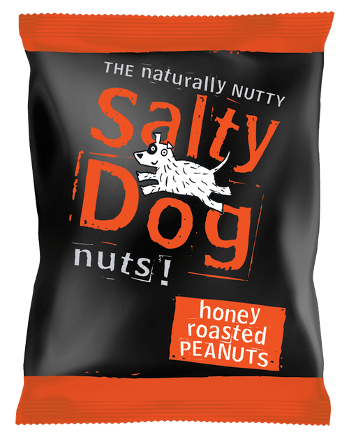 Salty Dog Honey Roasted Peanuts CARD 24 x 45g