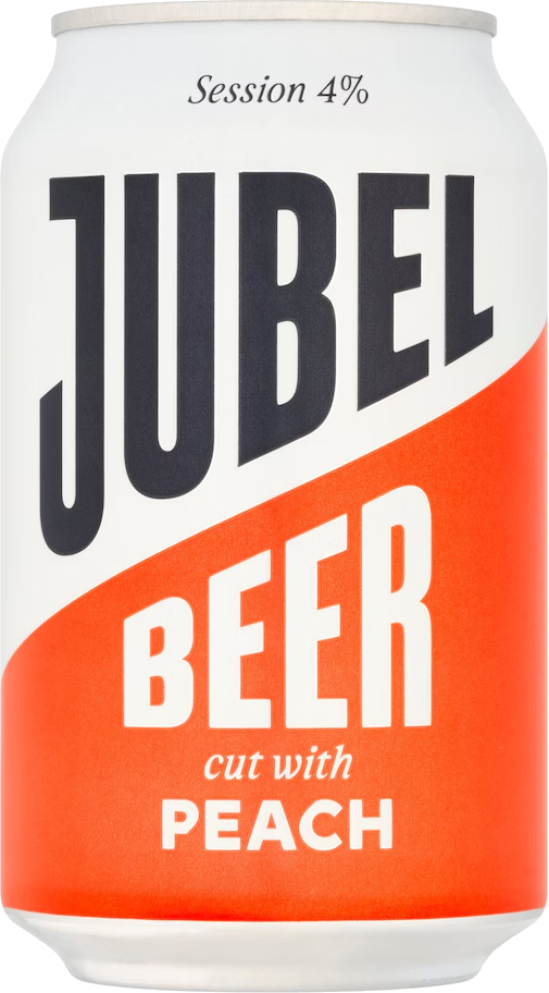 Jubel Peach Cans 12x330ml