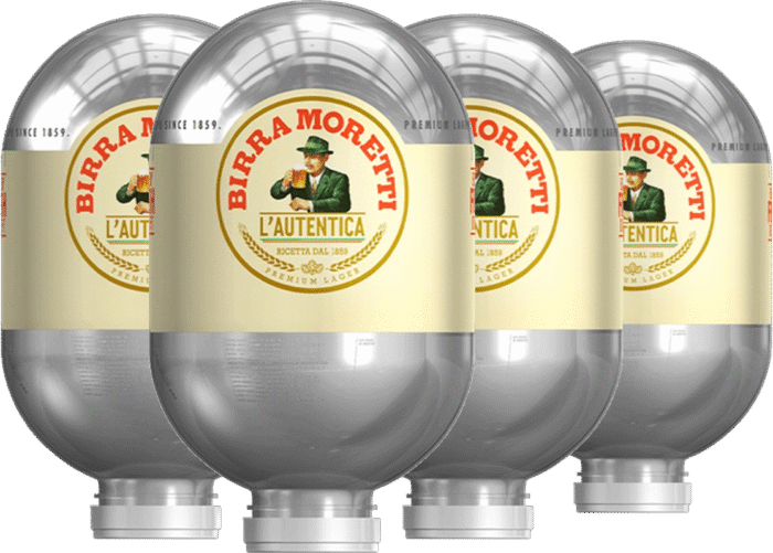 Birra Moretti 4 Blade Keg Bundle, Free Shipping