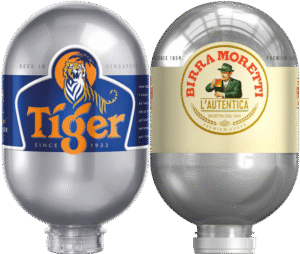 Tiger & Birra Moretti 2 Blade Keg Bundle, Free Shipping