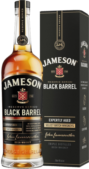Jameson Black Barrel Bottle & Box