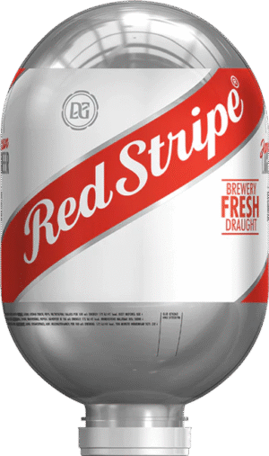 Red Stripe 8L Blade Keg