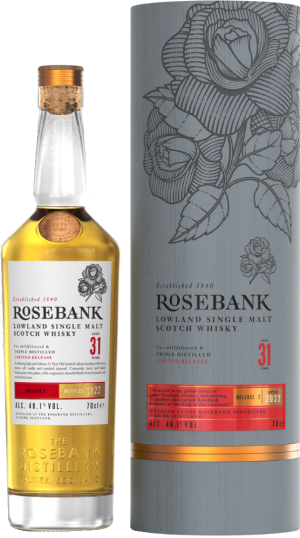 Rosebank 31 Year Old Single Malt Scotch Whisky 70cl