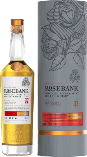 Rosebank 32 Year Old Single Malt Scotch Whisky 70cl